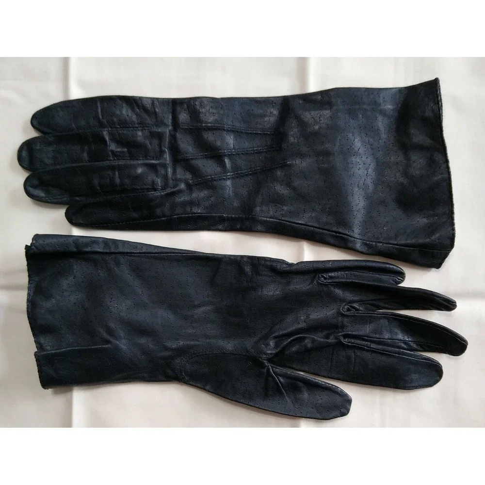 Vtg Soft Leather Driving Gloves 10